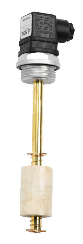 Electromagnetic level sensor with thermostat