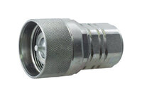 Quick couplings with threaded actuation