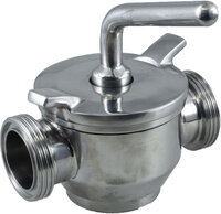 SMSPCV2 - 2-way valve with SMS male couplings
