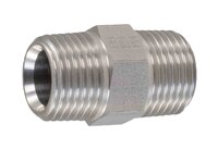 SS4180 - Stainless steel adapter BSPT male - BSPT male
