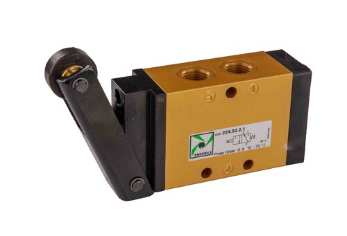 3/2 venttiili rullaohjattu jousipalautteinen 1/4