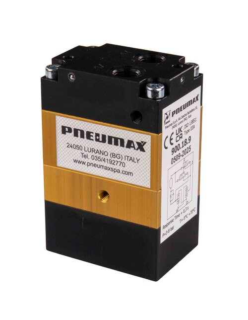Kahden käden turvaventtiili ISO 13851: TYPE IIIA Pneumax